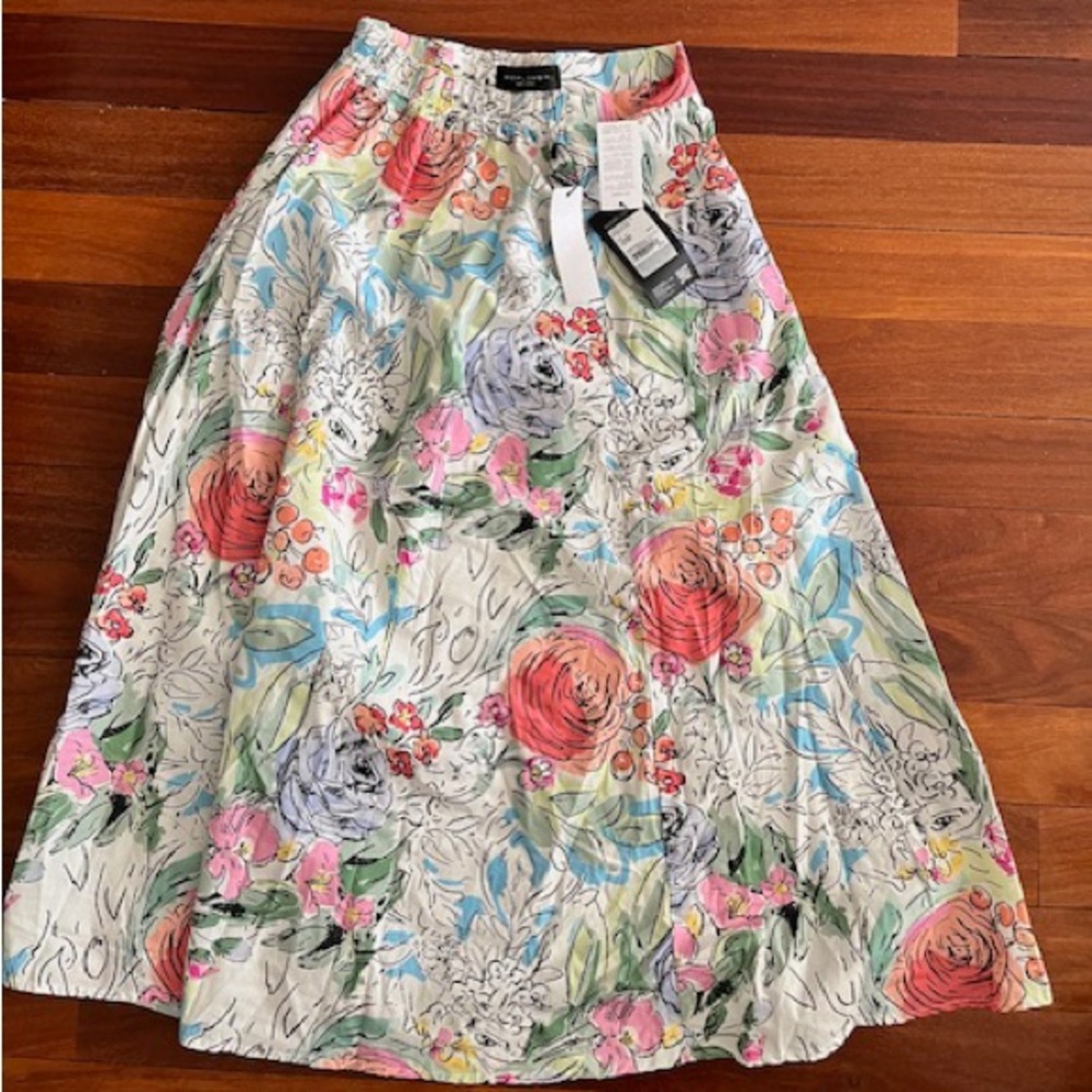 NWT Spring floral skirt from Korea